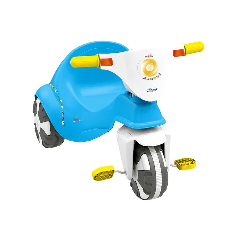 Triciclo Motoca Infantil Happy Blue Meninos Azul 07244 - Xalingo